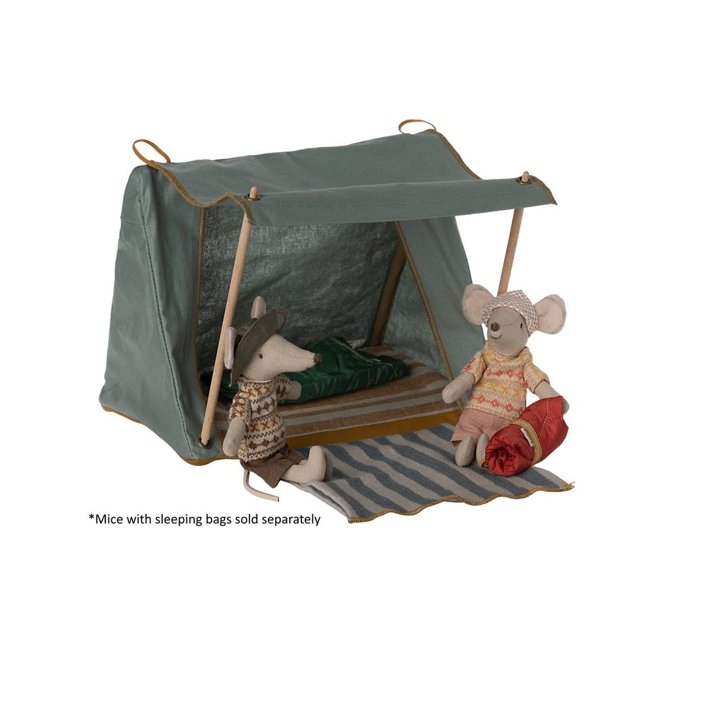 Maileg Happy Camper Tent Mouse 2023 - vendor-unknown - Honeybee Toys