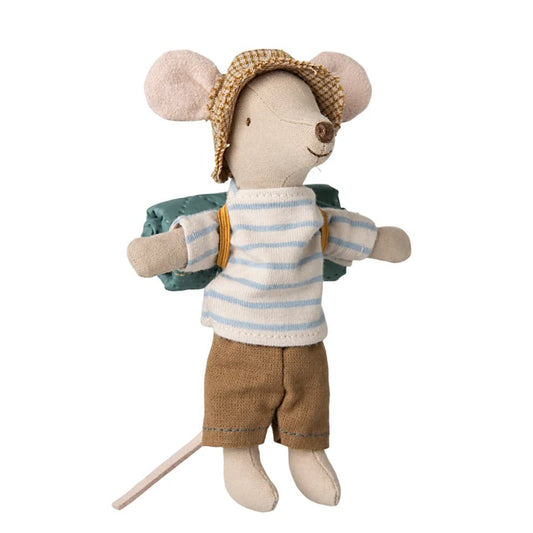 Maileg Hiker Mouse Big Brother Stripes - vendor-unknown - Honeybee Toys