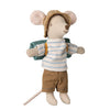 Maileg Hiker Mouse Big Brother Stripes - vendor-unknown - Honeybee Toys