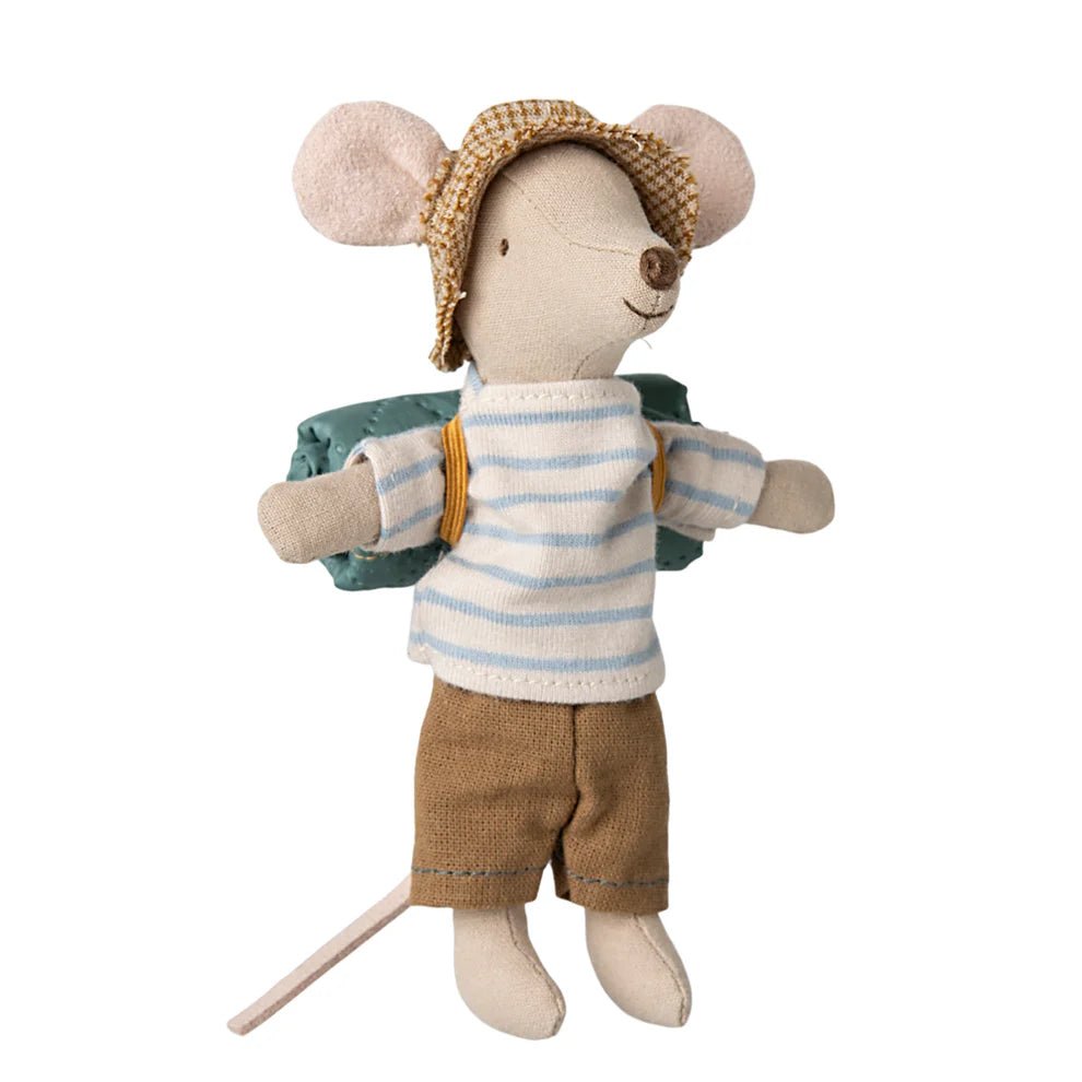 Maileg Hiker Mouse Big Brother Stripes - vendor-unknown - Honeybee Toys