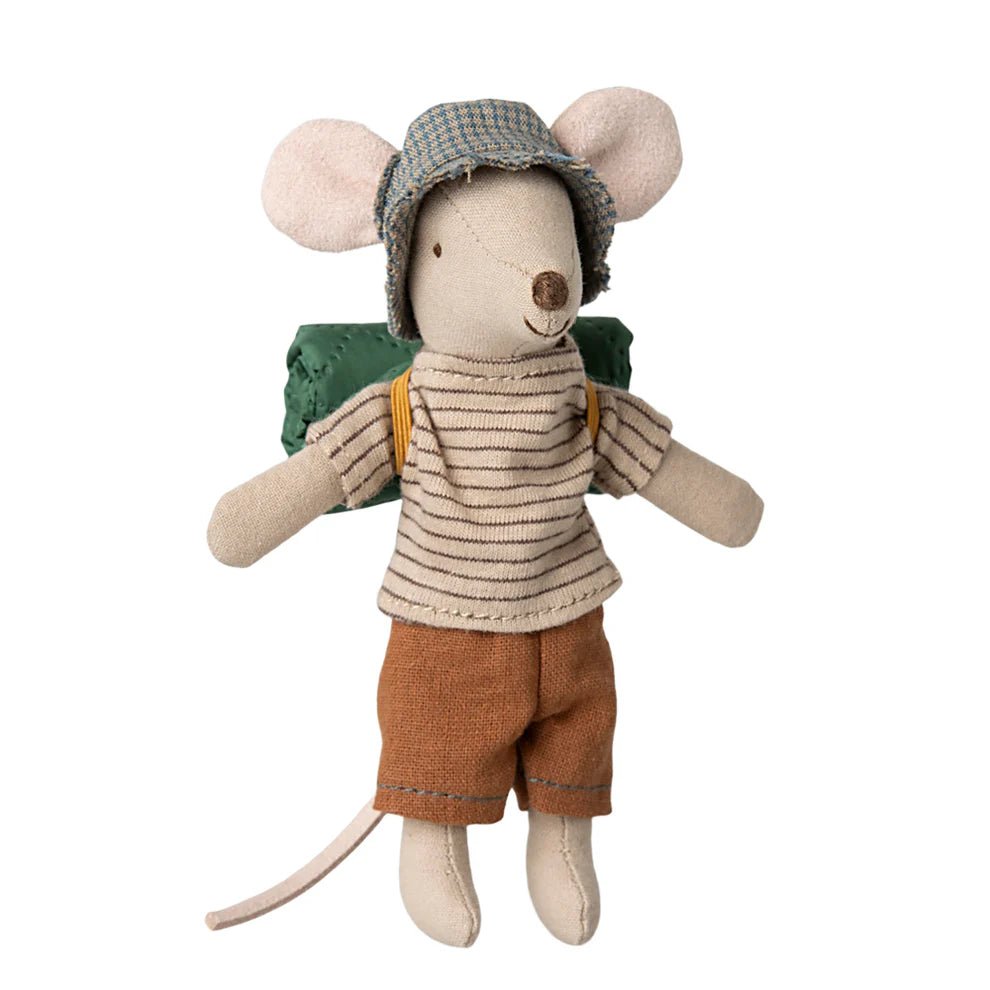 Maileg Hiker Mouse Big Brother Thin Stripes - vendor-unknown - Honeybee Toys