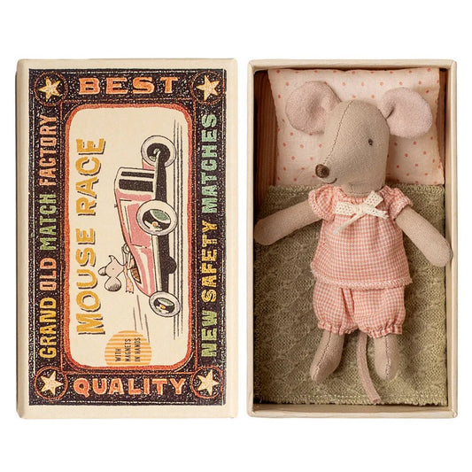 Maileg Little Sister Mouse in Box 2025 - vendor-unknown - Honeybee Toys