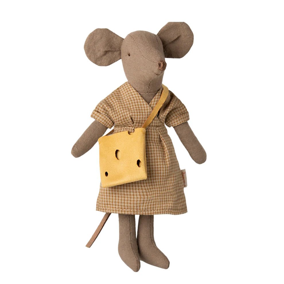 Maileg Mum Mouse Light Brown - vendor-unknown - Honeybee Toys