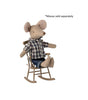 Maileg Rocking Chair Mouse Light Brown - vendor-unknown - Honeybee Toys