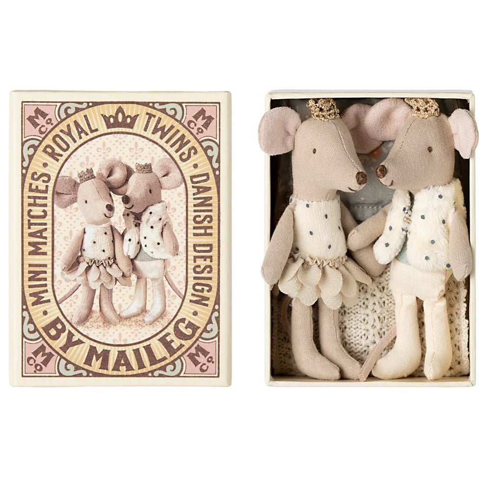Maileg Royal Twins in Box 2025 - vendor-unknown - Honeybee Toys