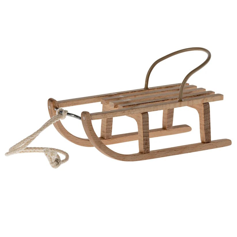 Maileg Sled Mouse - vendor-unknown - Honeybee Toys
