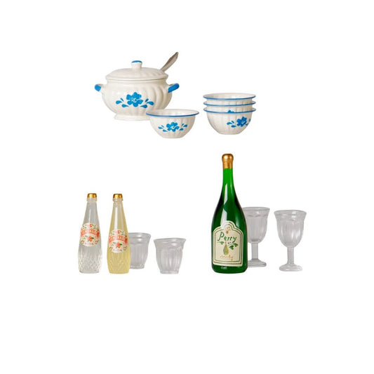 Maileg Soup Set Mouse - vendor-unknown - Honeybee Toys