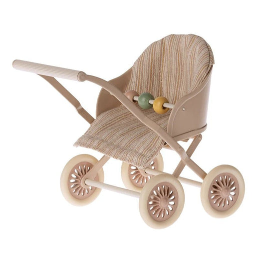 Maileg Stroller Baby Rose 2024 - vendor-unknown - Honeybee Toys