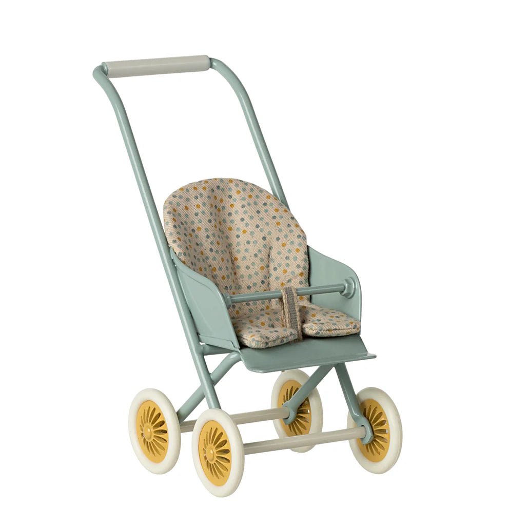 Maileg Stroller Micro Mint 2025 - vendor-unknown - Honeybee Toys