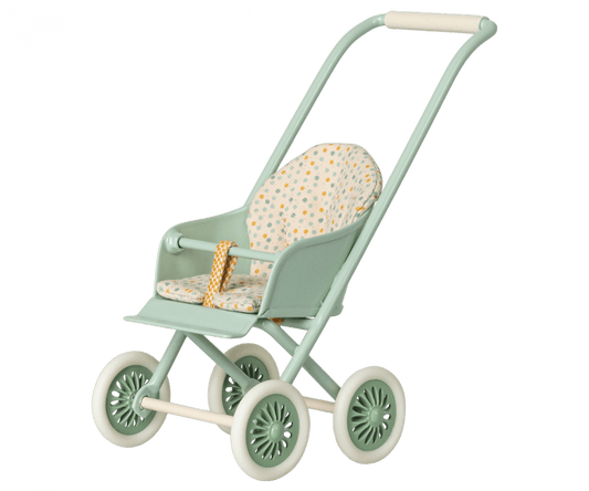Maileg Stroller Micro Mint - vendor-unknown - Honeybee Toys