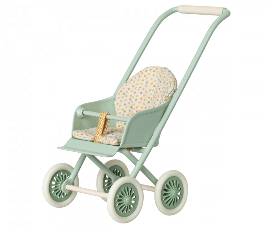Maileg Stroller Micro Mint - vendor-unknown - Honeybee Toys