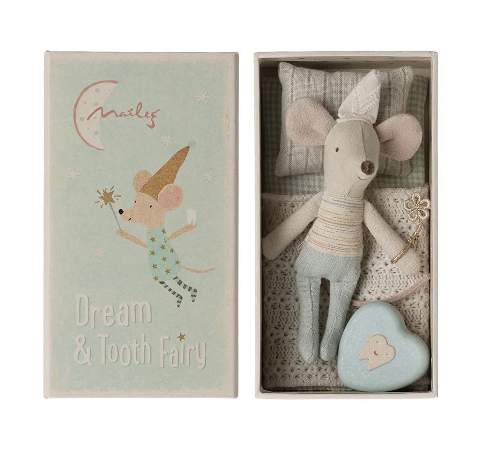 Maileg Tooth Fairy Mouse Little Brother in Box - vendor-unknown - Honeybee Toys