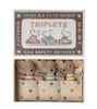 Maileg Triplets in Matchbox 2022 - vendor-unknown - Honeybee Toys