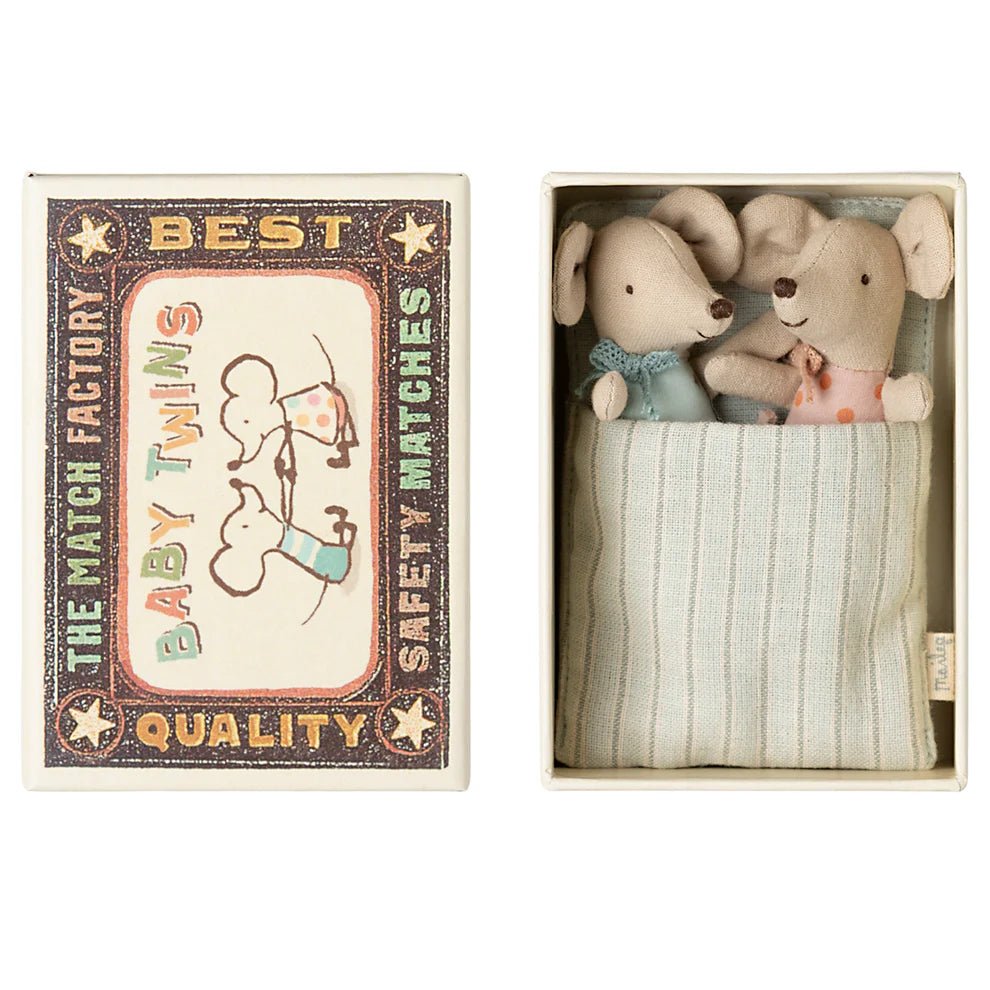 Maileg Twins in Box 2025 - vendor-unknown - Honeybee Toys