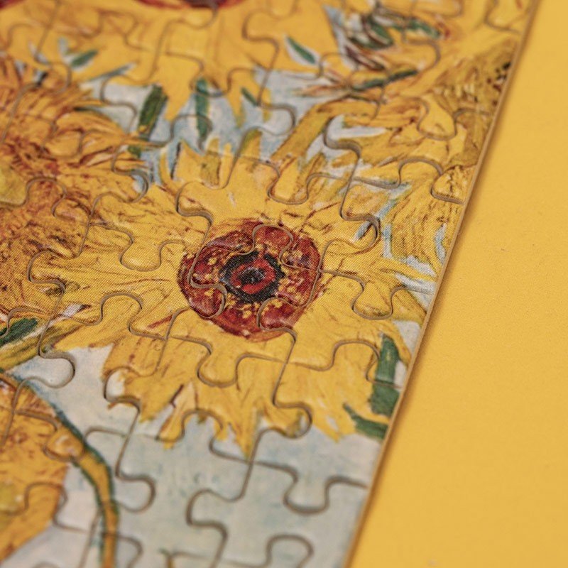 Micro Puzzle Van Gogh Sunflowers - Honeybee Toys - Honeybee Toys