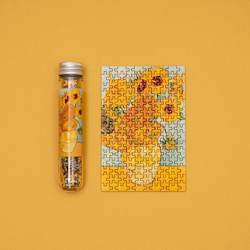 Micro Puzzle Van Gogh Sunflowers - Honeybee Toys - Honeybee Toys