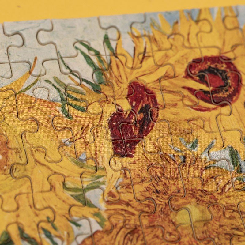 Micro Puzzle Van Gogh Sunflowers - Honeybee Toys - Honeybee Toys