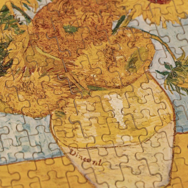 Micro Puzzle Van Gogh Sunflowers - Honeybee Toys - Honeybee Toys