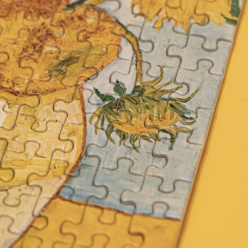 Micro Puzzle Van Gogh Sunflowers - Honeybee Toys - Honeybee Toys