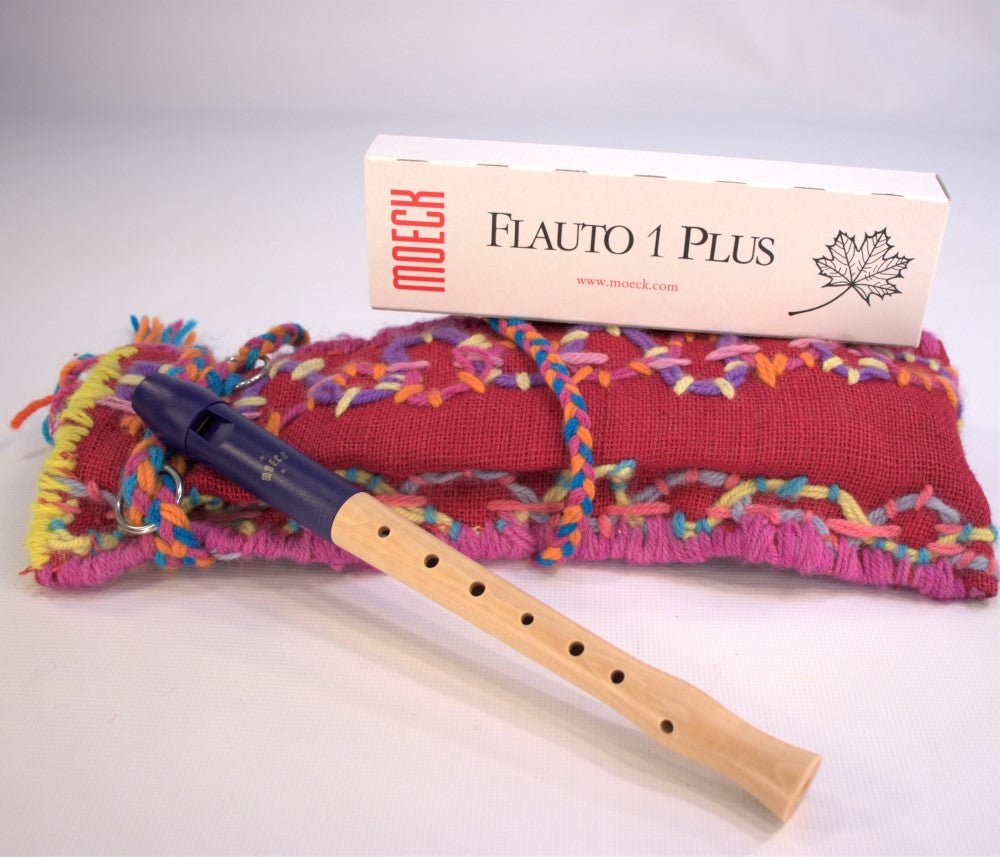 Moeck Recorder Diatonic Flauto 1 Plus Baroque Fingering Single Holes - vendor-unknown - Honeybee Toys
