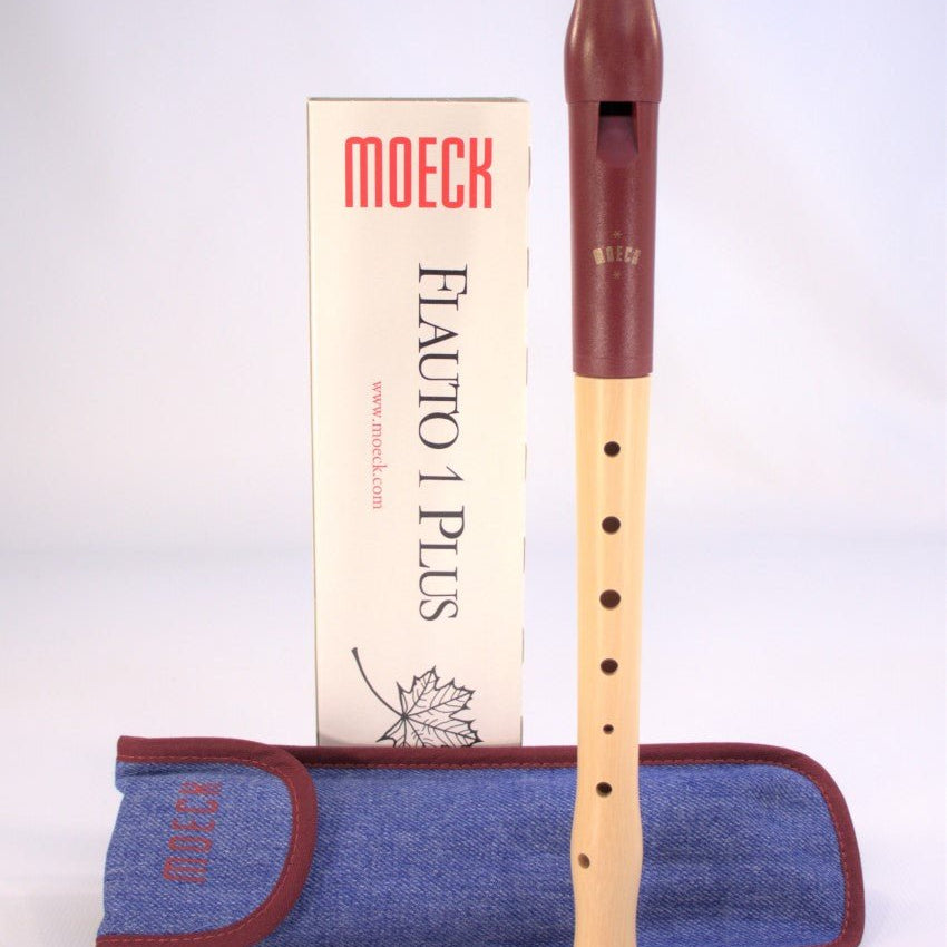 Moeck Recorder Diatonic Flauto 1 Plus German Fingering Single Holes - vendor-unknown - Honeybee Toys