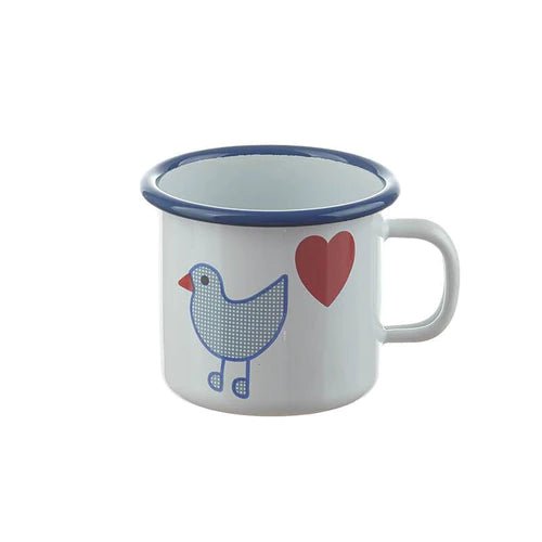 Muender Mug 7cm Decoration Heart Bird - vendor-unknown - Honeybee Toys