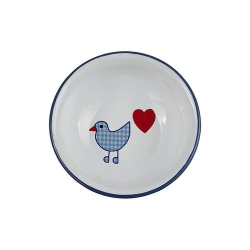 Muender Small Bowl 14cm Decoration Heart Bird - vendor-unknown - Honeybee Toys