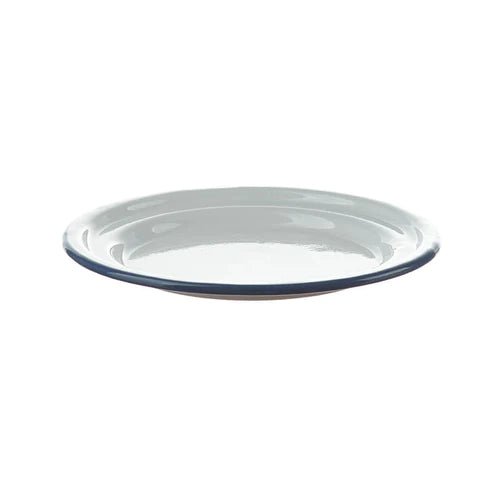 Muender Small Plate 18cm White/Blue - vendor-unknown - Honeybee Toys