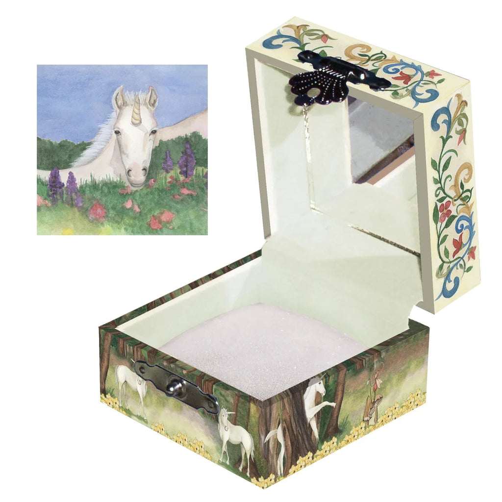 Mythical Creatures Mini Treasure Box Unicorn - vendor-unknown - Honeybee Toys