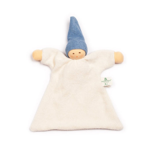 Nanchen Comforter (Nuckel Doll) with Blue Hat - vendor-unknown - Honeybee Toys
