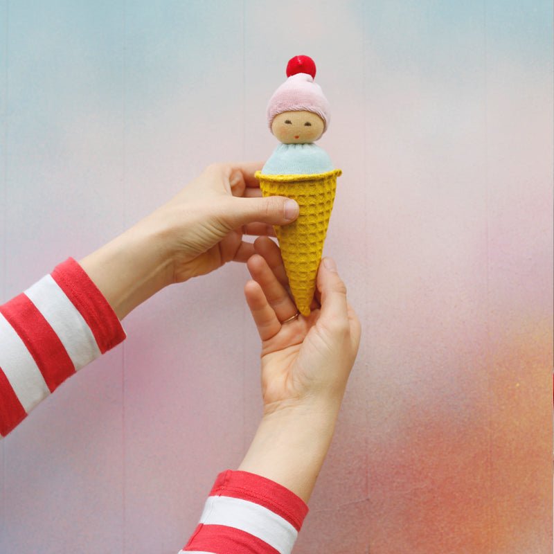 Nanchen Ice Cream Rattle - vendor-unknown - Honeybee Toys