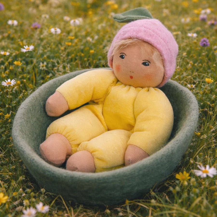 Nanchen Yellow Flower Baby - vendor-unknown - Honeybee Toys