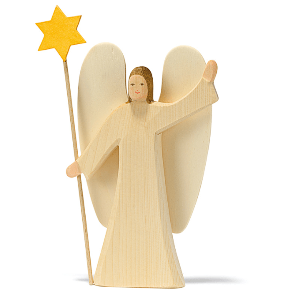 Ostheimer Angel with Star, 2 Pieces - vendor-unknown - Honeybee Toys