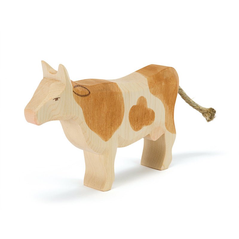 Ostheimer Cow Brown Standing - vendor-unknown - Honeybee Toys