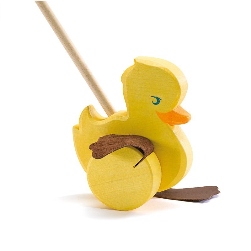 Ostheimer Duck Push Toy - vendor-unknown - Honeybee Toys