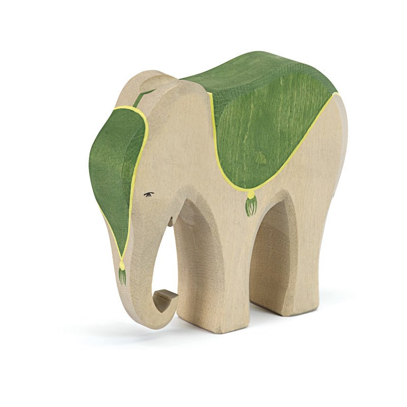 Ostheimer Elephant with Saddle II - vendor-unknown - Honeybee Toys