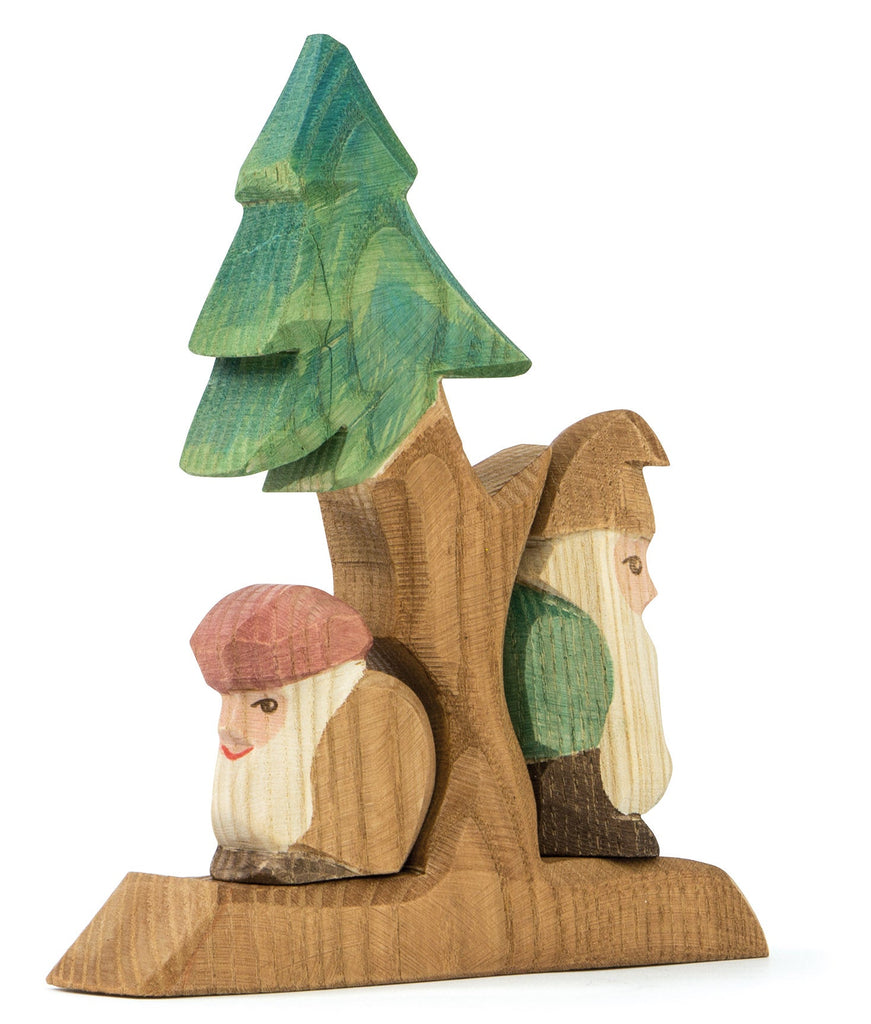 Ostheimer Fir Tree with Gnomes, 3 Pieces - vendor-unknown - Honeybee Toys