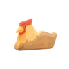 Ostheimer Hen Brown on Nest - vendor-unknown - Honeybee Toys