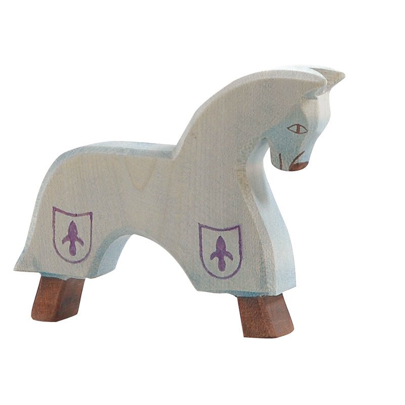 Ostheimer Horse for Knight, Blue - vendor-unknown - Honeybee Toys