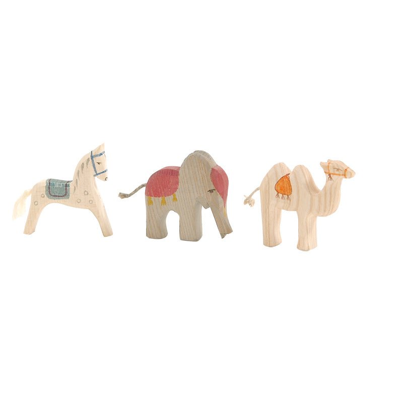 Ostheimer King's Animals Small, 3 pieces - vendor-unknown - Honeybee Toys