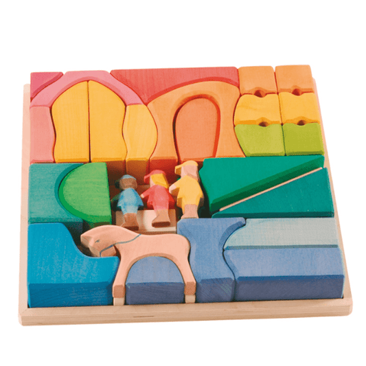 Ostheimer Rainbow Riding Block Set - vendor-unknown - Honeybee Toys
