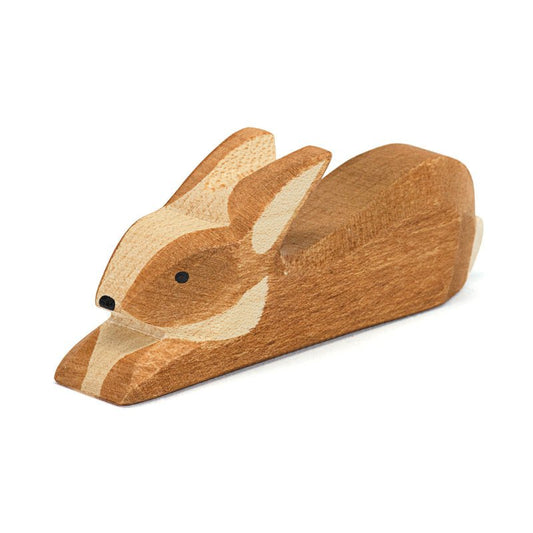 Ostheimer Spotted Rabbit Brown Lying - vendor-unknown - Honeybee Toys