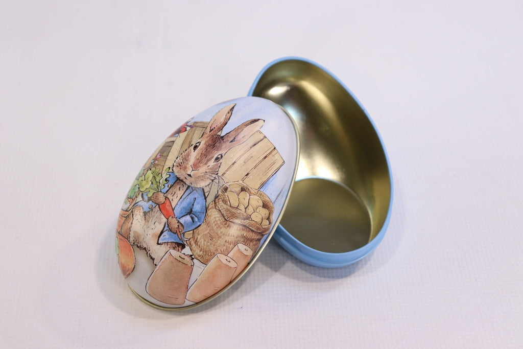Peter Rabbit Easter Egg Tin Blue - vendor-unknown - Honeybee Toys