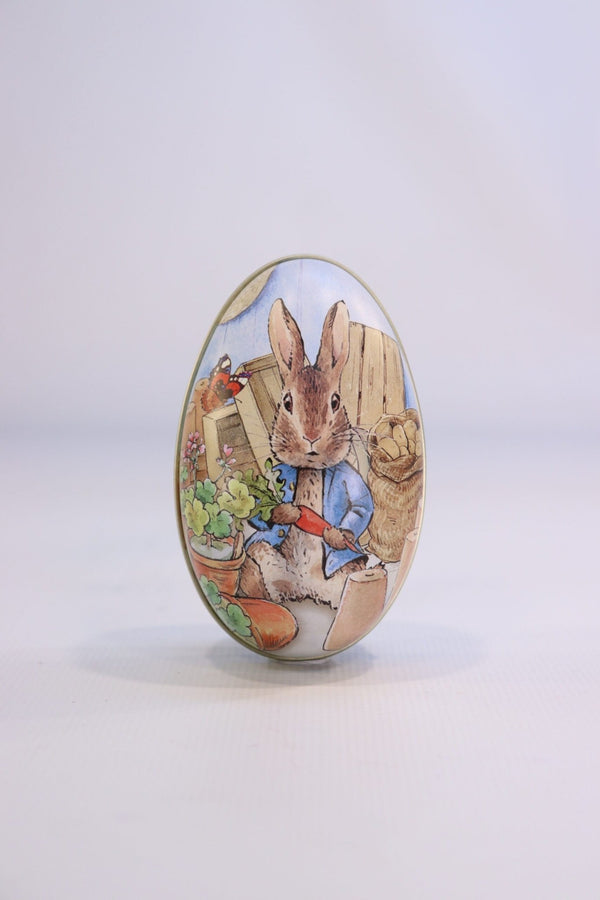 Peter Rabbit Easter Egg Tin Blue