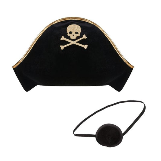 Pirate Dress-Up Set Black - vendor-unknown - Honeybee Toys