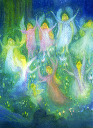 Postcard Fairies Dancing