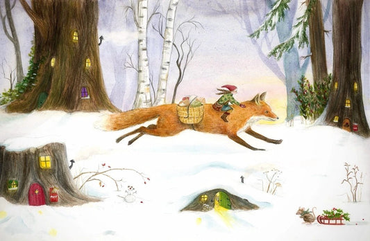 Postcard Christmas Post - vendor-unknown - Honeybee Toys