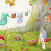 Postcard Laundry Day - vendor-unknown - Honeybee Toys