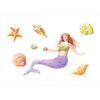 Postcard Mermaid Purple - vendor-unknown - Honeybee Toys