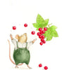 Postcard Redcurrant Mouse - vendor-unknown - Honeybee Toys
